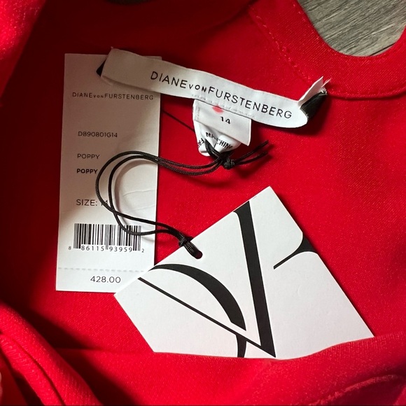 Diane von furstenburg Carmen dress in poppy. - Picture 13 of 16